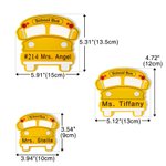 Personalized School Bus Design Magnet with Text Appreciation Back to School Gift for School Bus Driver