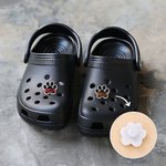 Étiquettes pour Chaussures Clog Personnalisées avec Nom en Impression 3D Set de 2 Décorations de Patte Cadeau Anniversaire pour Amoureux de Chien