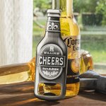 Décapsuleur magnétique en forme de bouteille avec texte Fête de mariage Cadeau de fête des pères pour homme