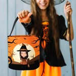 Personalized Vampire Witch Halloween Candy Basket with Name Trick or Treat Bucket Halloween Gift for Kids