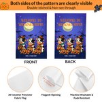 Personlig Moo I Mean Boo Chukle I Mean Trick or Treat Trädgårdsflagga Rolig ko kyckling Yard Veranda Festival Dekor Halloween Present till familjen