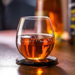 Bicchieri da whisky Bourbon personalizzati da 1 a 6 orecchie di animale con nome inciso al laser Regalo di compleanno per la festa del papà per gli am