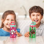 Personalized Basketball Softball Baseball 16oz Water Bottle Tumbler with Name Birthday Game Day Gift for Kids