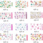 Gourde Multicolore Personnalisée de Nom et Motif Bouteille d'Eau avec Paille en Silicone pour Enfants Cadeau d'Anniversaire pour Garçons et Filles