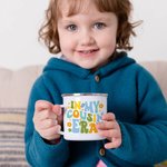 Personalized In My Cousin Era Animal Theme 11oz Enamel Mug with Year Reunion Birthday Camping Gift for Family Kids