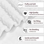 Personalized Jungle Safari Animals Lion Soft Throw Blanket with Name Baby Shower Gift for Girls Boys