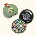 Kit di cucito portatile personalizzato con nome e nome per il compleanno Accessori per il cucito regalo per l'amante della sartoria