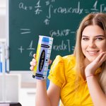 Personalised Crayon Style 20oz 30oz Teacher Insulated Tumbler with Straw Lid Appreciation Gift for Teacher