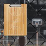 Personalised Acrylic Basketball Court Dry Erase Clipboard with Name Basketball Club Team Gift for Basketball Lover Coach