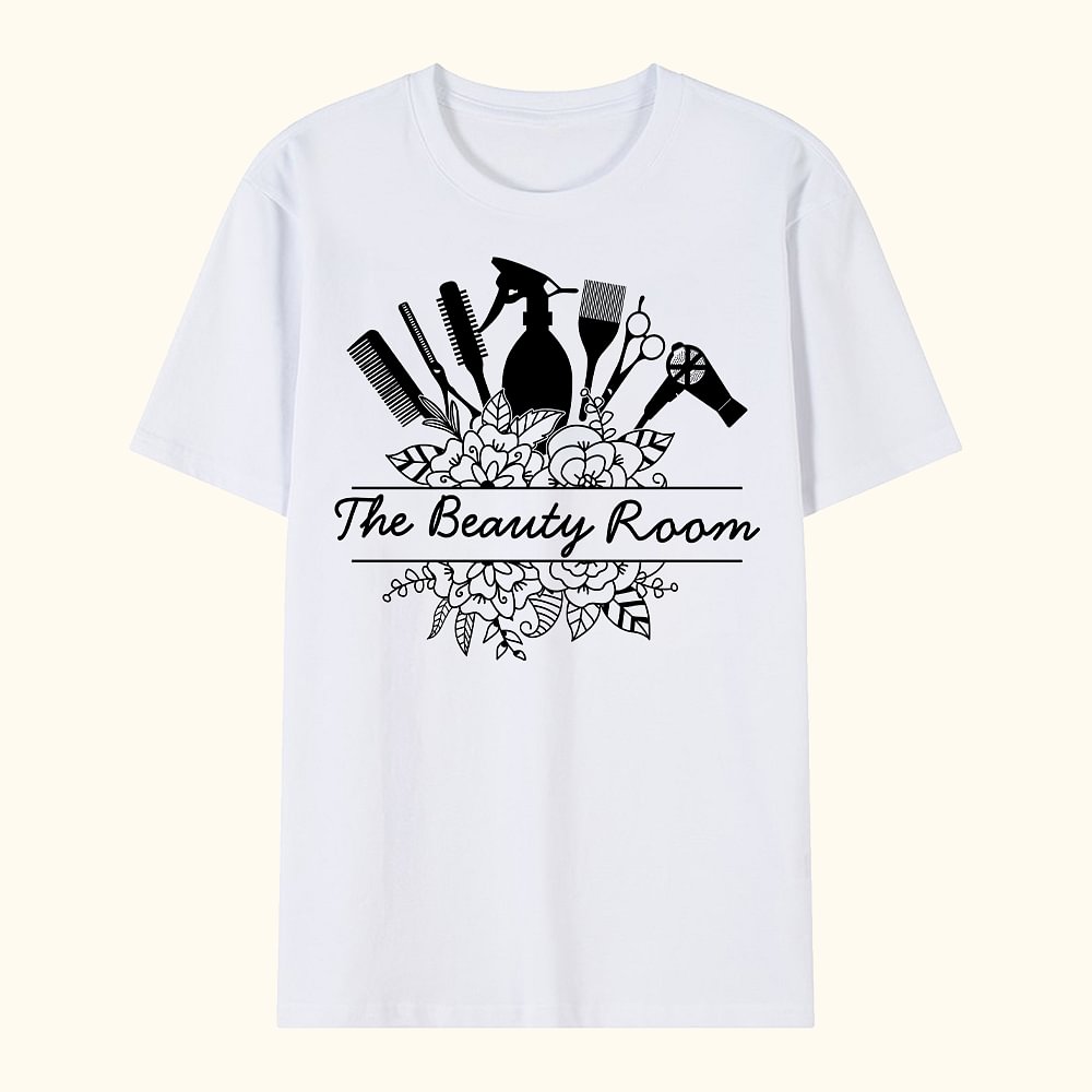 T-Shirt 100% coton avec texte Cadeau d'anniversaire pour les amoureux de la coiffure.