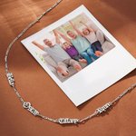 Personalized Minimalist Gothic Old English Nameplate Necklace Family Jewelry Birthday Halloween Gift for Women
