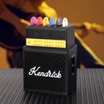 Personalized 3D Printed Amplifier Compact Guitar Picks Plectrums Holder Display with Name Birthday Gift for Musicians Guitar Players