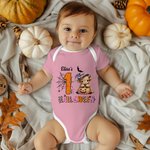 Gepersonaliseerd Pompoen Hoogland Koe Spinnenweb 100% Katoenen Baby Rompertje met Naam Schattig Festival Kostuum 1e Halloween Cadeau voor Pasgeborenen