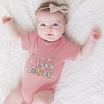 Personalisierte Ostereier Hase Kaninchen Doodle Buchstaben 100% Baumwolle Baby Mädchen Bodysuit mit Namen 1st Easter Baby Shower Geschenk für Neugebor