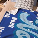 Coperta personalizzata Multicolore Cuore Nuvola di Parole Ombra Nome Morbida Coperta da lancio Home Decor Regalo di compleanno per bambini Ragazze