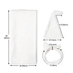 Personalisierte niedliche Stockente Baby weich wickeln Hut Bogen Stirnband Outfit mit Namen Baby Shower Coming Home Geschenk für Neugeborene