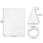 Personalized Blue Elephant Name Newborn Swaddle Blanket Hat Headband Set Baby Shower Photography Gift for Baby Boy