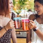Personalised Birth Flower Name 17oz Glass Jelly Cup with Matching Lid and Clear Straw Everyday Enjoyment Birthday Mother's Day Gift for Women