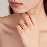 Henkilökohtainen pinottava Birthstone Ring Set of 3 kaiverrettu nimi syntymäpäivä joululahja naisille