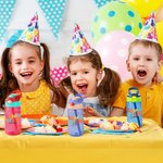 Personalised Cousin Crew 16oz Name Water Bottle with Straw and Spill-Proof Lid Kids Party Favor Gift for Boys Girls