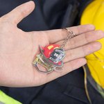 Porte-clés personnalisé en acrylique pour casque de pompier avec numéro de grade et nom Ornement de voiture amusant Cadeau d'anniversaire et de remerc