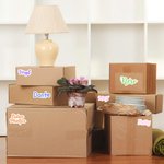 Personalised Multicolor Waterproof Vinyl Text Sticker Name Label for Laptop Notebook Water Bottle Back to School Office Gift for Women Girls