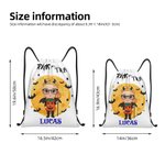 Personalized Funny Halloween Cartoon Character Drawstring Bag Halloween Gift for Boys Girls