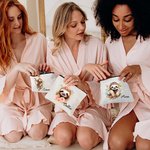 Personalized Cute Floral Sloth Name Makeup Bag with Wristband Birthday Gift for Women Sloth Lovers