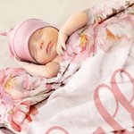 Personalised Colorful Flowers Soft Cozy Throw Blanket with Name Floral Home Decor Birthday Gift for Women Girls