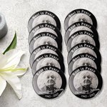 Personalized Wedding Funeral Memorial Photo Button Pin Badge with Name Year and Text In Remembrance Sympathy Gift for Loss of Loved One