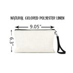 Personalized Cute Floral Sloth Name Makeup Bag with Wristband Birthday Gift for Women Sloth Lovers