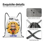 Personalized Funny Halloween Cartoon Character Drawstring Bag Halloween Gift for Boys Girls