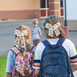 Personalised Apple Crayon Doodle Letters Design Hair Bow Clip or Tie with Name Hair Accessory Back to School First Day of Kindergarten Gift for Girls