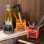Personalized Mini Crates Storage Box with Text Workshop Organization Birthday Christmas Gift for Carpentry DIY Lover