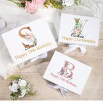 Gepersonaliseerde geschenkdoos met deksel en lint Leeg om je eigen geschenken te maken