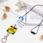 Personalised Crayon Box Lanyard