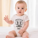 Henkilökohtainen söpö 1-3 Koira Kissa 100% puuvillaa Baby Bodysuit nimi ristiäiset lahja vastasyntyneille uudet vanhemmat