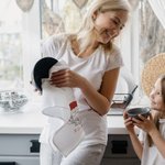 Personalizzato 100% cotone Babbo Natale 1-28 nomi parola nuvola asciugamano da tè con accessori da cucina Natale compleanno regalo per la mamma nonna