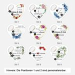 Personalisierter Magnetischer Herzförmiger Flaschenöffner 10er Set Hochzeit Party Souvenir Geschenk für Gäste