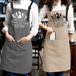 Gepersonaliseerde Multicolor Duurzame Waterdichte Barber Element Schort met Tekst Barber Shop Beauty Salon Gift voor Haarliefhebbers