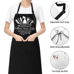 Gepersonaliseerde Multicolor Duurzame Waterdichte Barber Element Schort met Tekst Barber Shop Beauty Salon Gift voor Haarliefhebbers