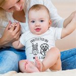 Henkilökohtainen söpö 1-3 Koira Kissa 100% puuvillaa Baby Bodysuit nimi ristiäiset lahja vastasyntyneille uudet vanhemmat