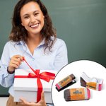 Personalisierte Glitter Bleistift Buntstift Notebook Design Hefter Tape Dispenser Board Radiergummi Set Schule Bürobedarf Anerkennung Geschenk für Leh