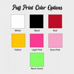 Personalised MultiColor Bubble Name Adjustable Baseball Cap Birthday Gift for Family Friend