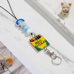 Personalised Crayon Box Lanyard