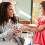 Personalized Rainbow Crayon Acrylic Desk Name Plate with Name Christmas Teacher Appreciation Office Decor Gift for Teacher