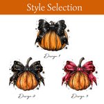 Personalised Starry Pumpkin Bow Water Bottle Carrier Bag with Pouch and Strap Accessories for 40oz Stanley Tumbler Halloween Gift for Women