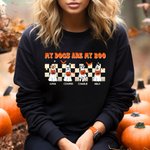 Henkilökohtainen My Dog Is My Boo 1-4 Dog Kurpitsa Funny Sweatshirt nimi Halloween syntymäpäivälahja lemmikkieläinten ystävälle