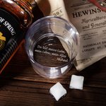 Personalisiertes Whisky Glas mit Handschriftlicher Text Gravur Oktoberfest Geburtstag Vatertag Geschenk für Herren Schnaps-Liebhaber