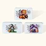 Personalisierte Aquarell Kürbis Tier Fledermaus Lebensmittelqualität Metall Süßigkeiten Schokolade Dose mit Namen Halloween Geschenk für Kinder